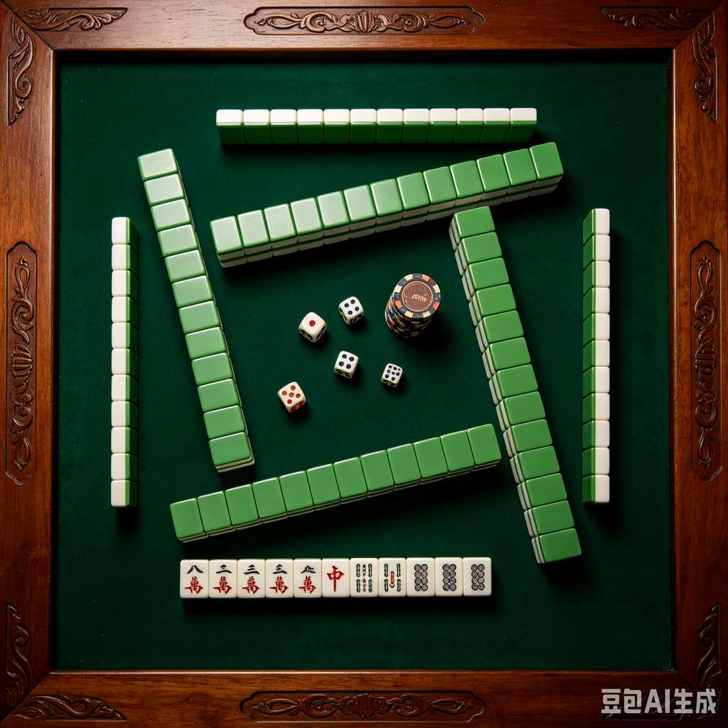 simulated ivory mahjong set