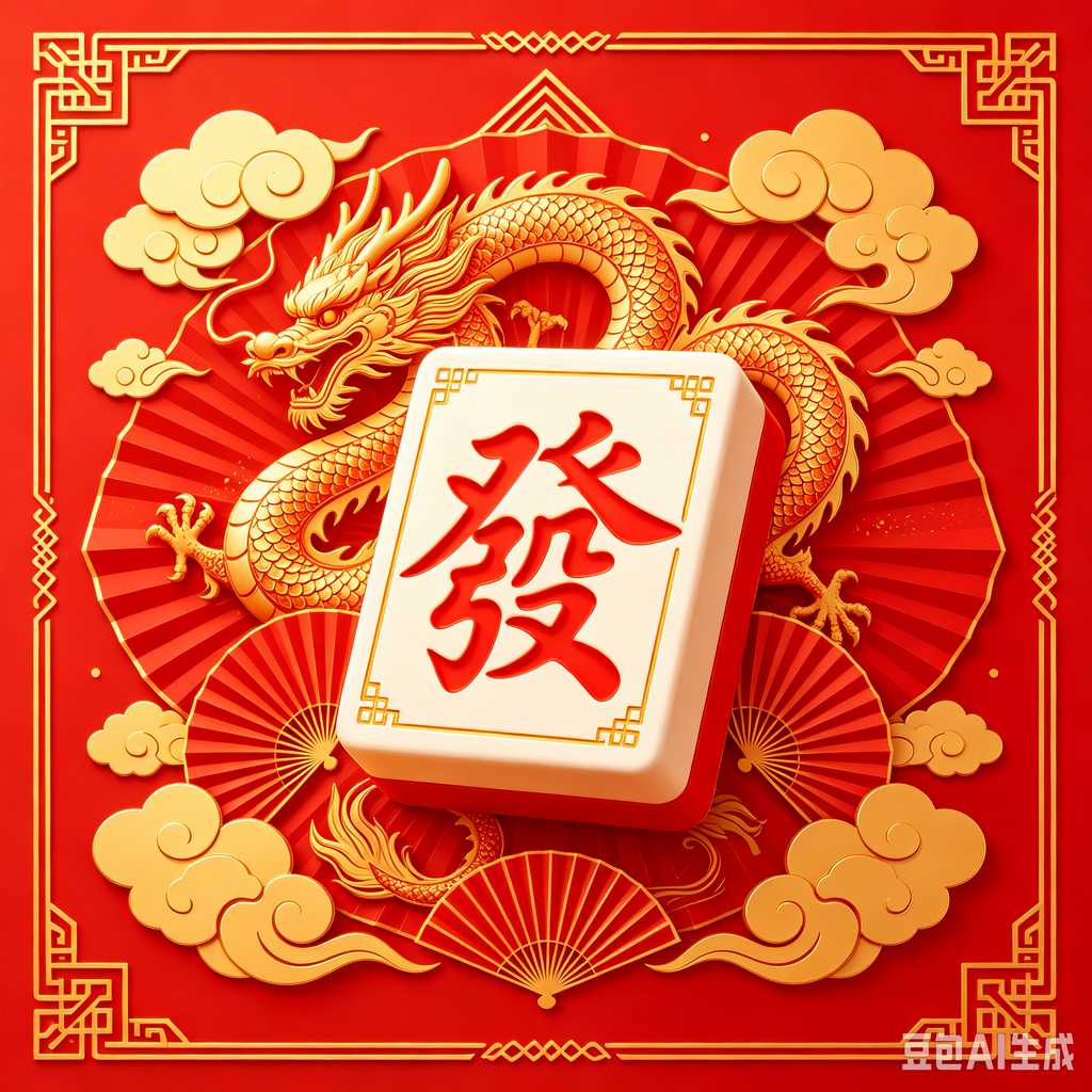 trendy color mahjong set