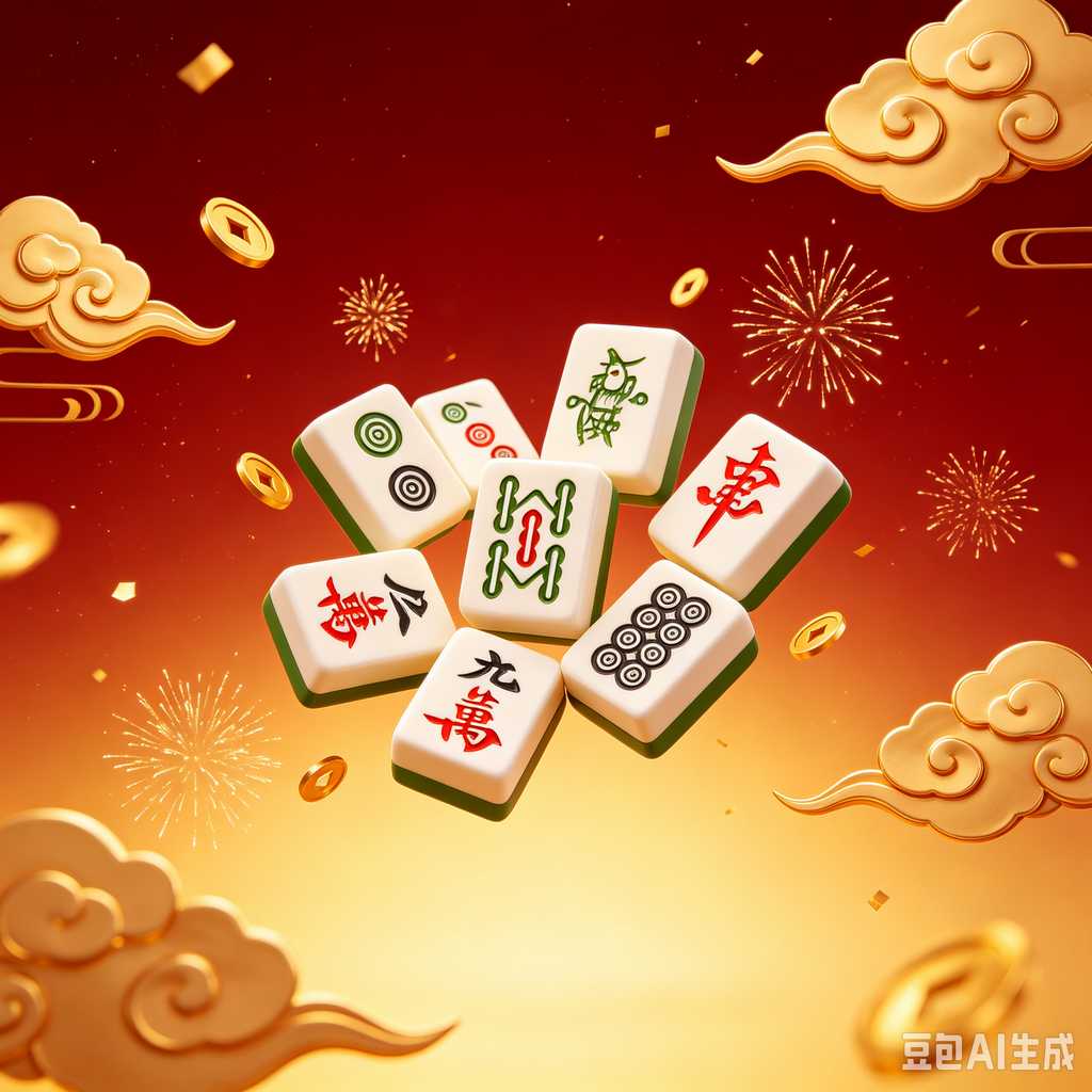 cute mini mahjong tiles set