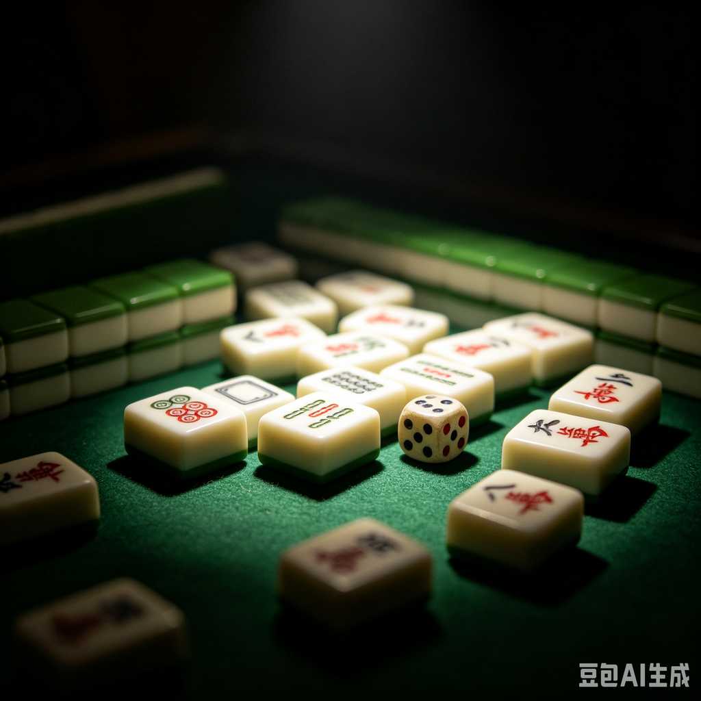 embossed mahjong set design