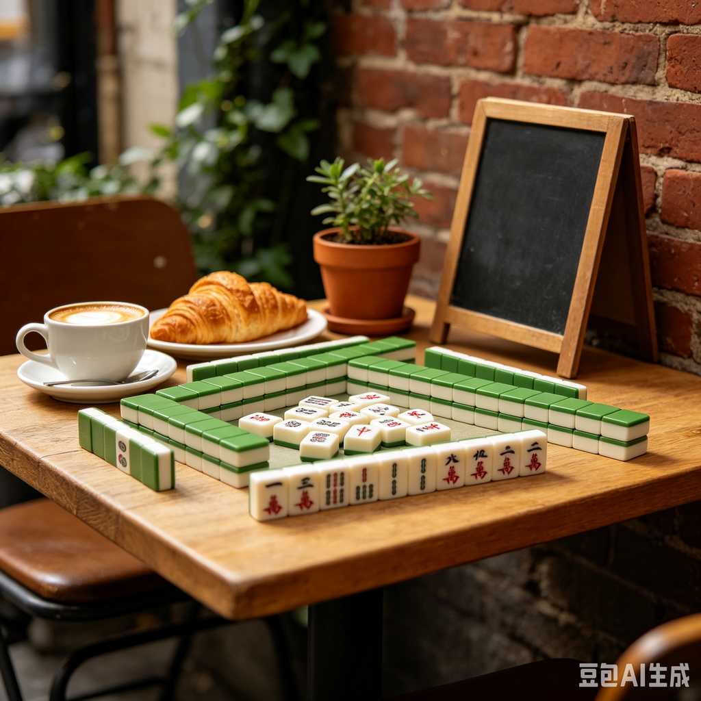unique color mahjong tiles design
