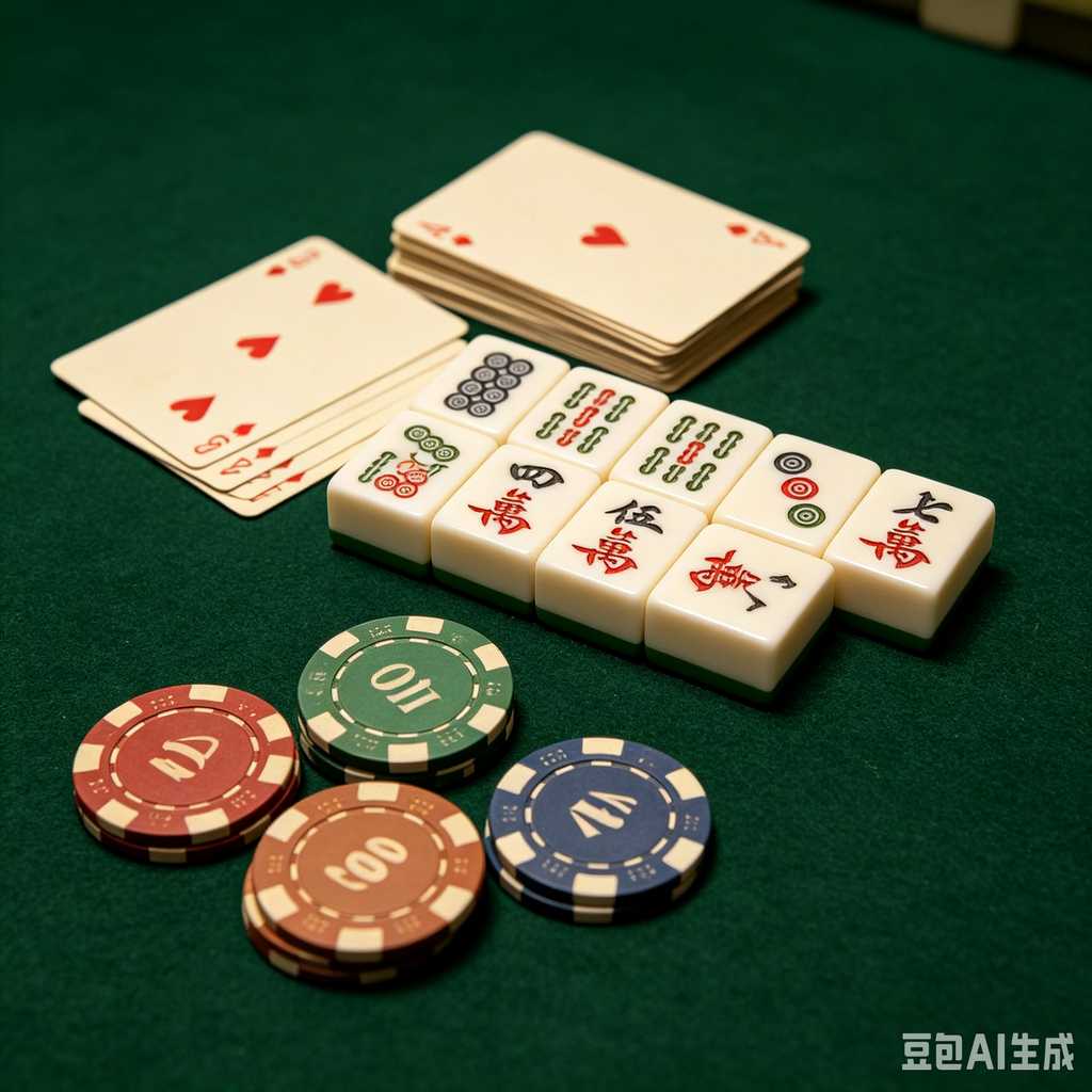 decorative mahjong tiles set